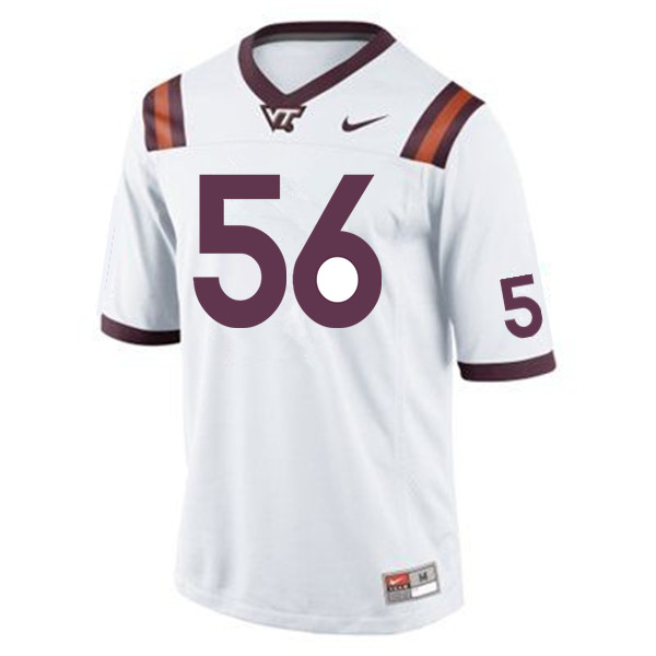 Men #56 Sean Huelskamp Virginia Tech Hokies College Football Jerseys Sale-Maroon
